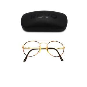 Revo 968/005 Tortoise Red/Black/Gold Sunglasses FRAMES ONLY with Case - GOOD